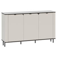 SIDEBOARD  in 136,8/82/35,2 cm  - Kaschmir/Schwarz, MODERN, Holzwerkstoff/Kunststoff (136,8/82/35,2cm) - Carryhome