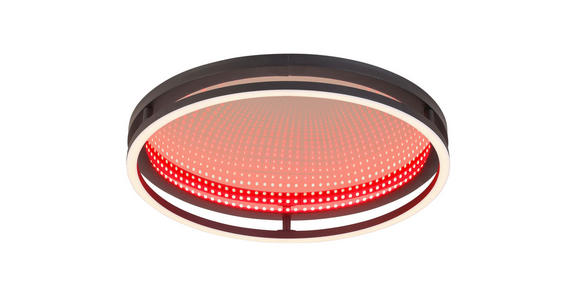 LED-DECKENLEUCHTE 39/8,7 cm - Schwarz, LIFESTYLE, Kunststoff/Metall (39/8,7cm) - Novel