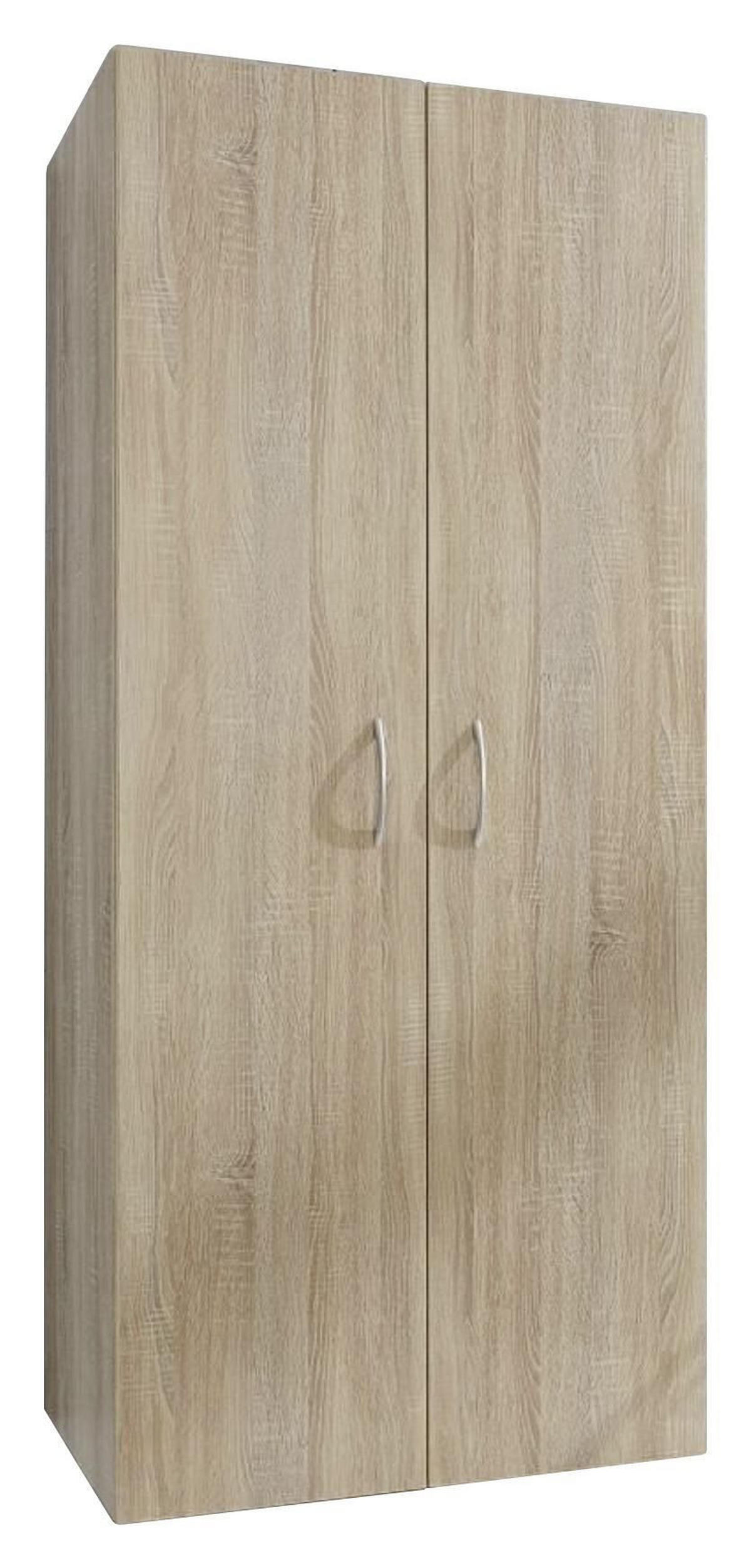 VÍCEÚČELOVÁ SKŘÍŇ, barvy dubu, 70/185/40 cm - barvy dubu/barvy hliníku, Konvenční, kompozitní dřevo/plast (70/185/40cm) - Xora