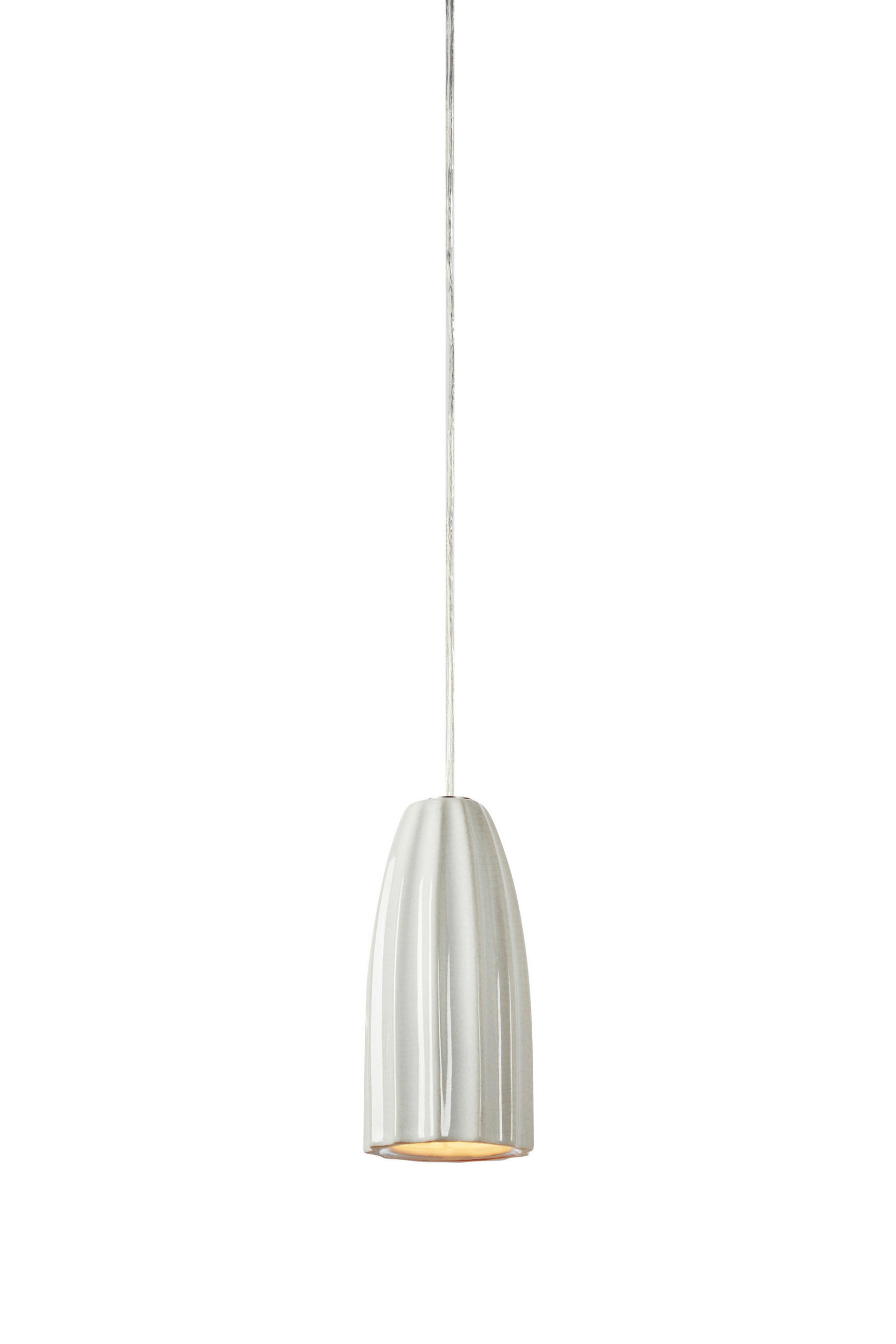 PENDELLEUCHTE CLAY 8,5/17,5/8,5 cm  - Weiß, Trend, Keramik (8,5/17,5/8,5cm) - Markslöjd