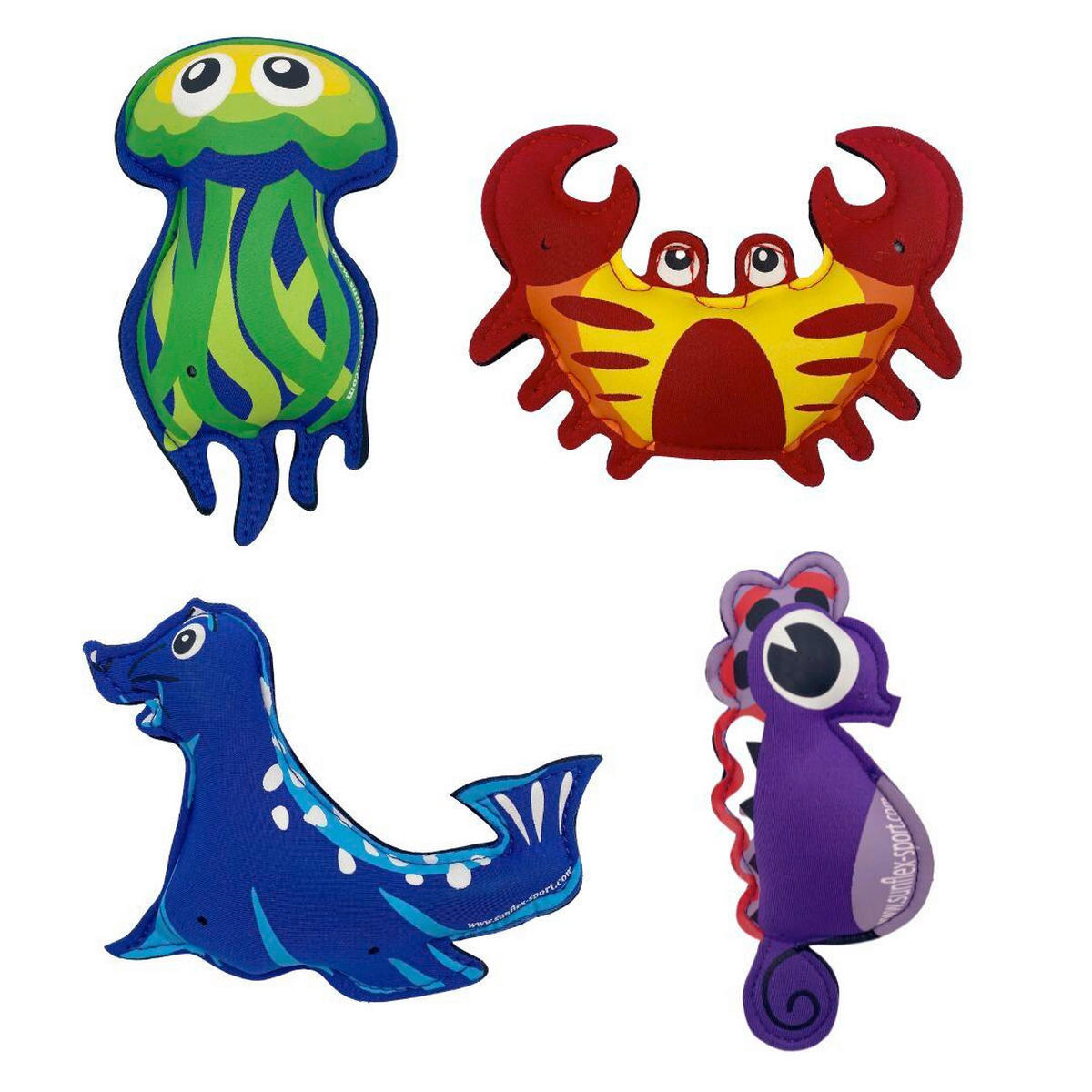 SCHWIMMTIER - Blau/Lila, Basics, Textil (14/14cm)