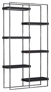 Regal in Schwarz aus Echtholz und Metall finden regal metal weiss 107 cm