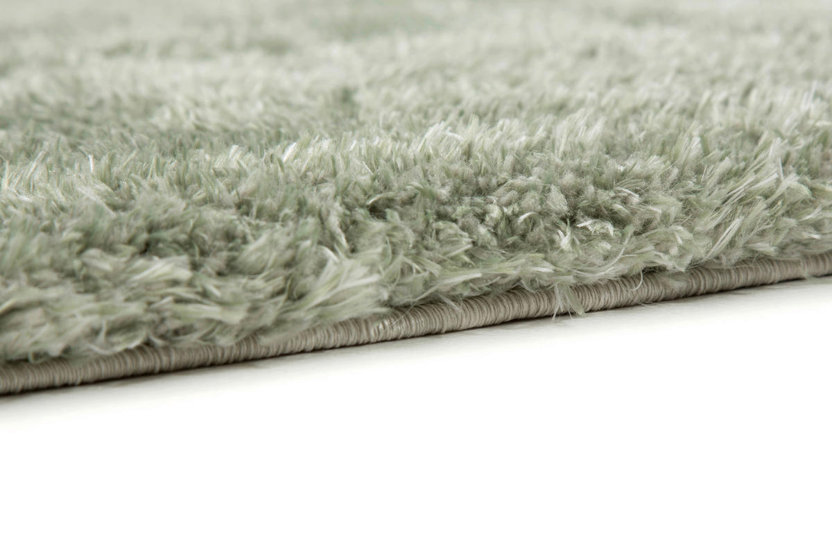 HOCHFLORTEPPICH 80/150 cm Heaven Salbeigrün  - Salbeigrün, KONVENTIONELL, Textil (80/150cm) - Schöner Wohnen