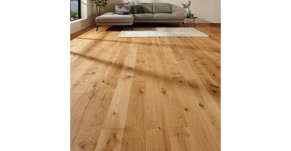 Parkett PARKETTBODEN Eiche per m² - Eichefarben, LIFESTYLE, Holz (180/15,5/1,4cm) - Ambiente