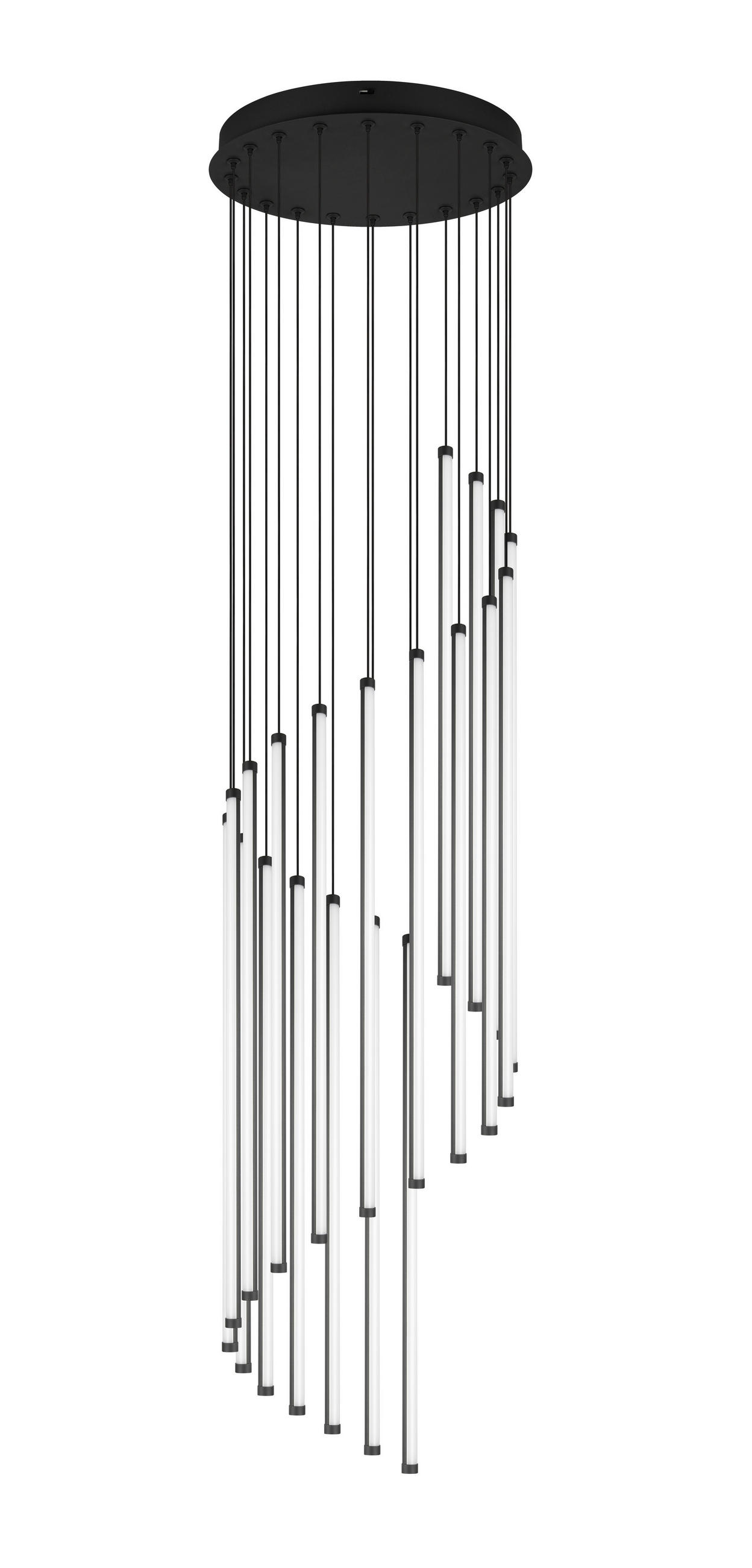 SVJETILJKA VISEĆA  37/220 cm      BAXTER  - bijela/crna, Design, metal/plastika (37/220cm)