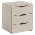 NACHTSCHRANK 45/61/40 cm  - Kaschmir/Schwarz, Basics, Holzwerkstoff/Kunststoff (45/61/40cm) - Carryhome