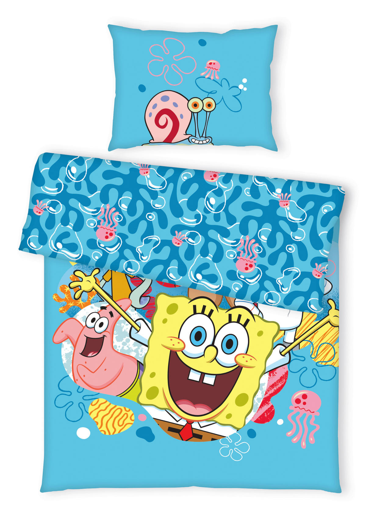 POSTELJNINA Spongebob Bettwäsche 60/80 cm renforcé  - Konvencionalno, tekstil (60/80cm) - Sponge Bob