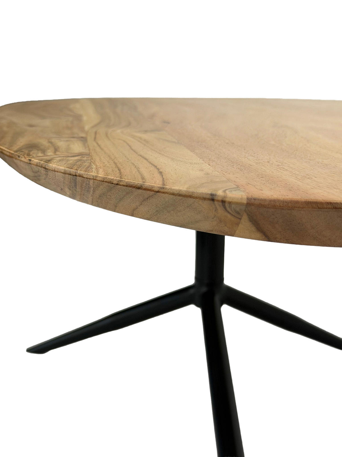 KLUBSKA MIZA, rjava  - črna/rjava, Design, kovina/les (87/50/36cm) - MID.YOU