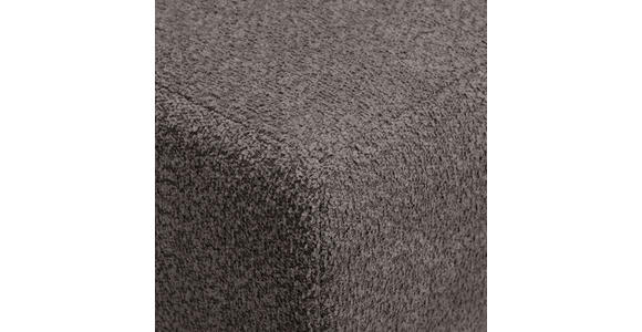 HOCKER in Textil Anthrazit  - Anthrazit/Schwarz, KONVENTIONELL, Textil/Metall (99/46/77cm) - Carryhome