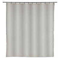 DUSCHVORHANG MAYOUR GRS PES 180/200 cm  - Grau, KONVENTIONELL, Kunststoff/Textil (180/200cm) - Schöner Wohnen