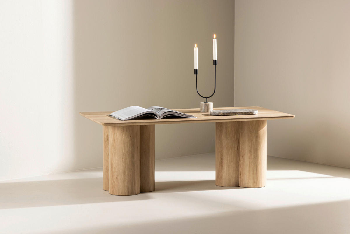 COUCHTISCH Pappel 120/60/45 cm rechteckig Beige  - Beige, MODERN, Holz (120/60/45cm) - Livetastic