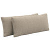 NIERENKISSEN  - Taupe, KONVENTIONELL, Textil (65/25cm) - Sit & More