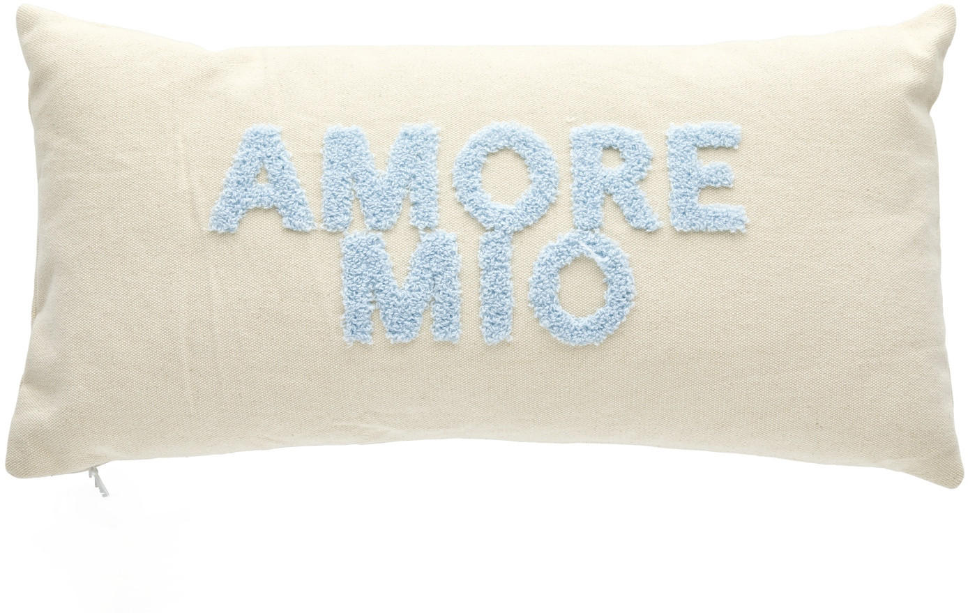 ZIERKISSEN 25/50 cm  - Blau/Weiß, Basics, Textil (25/50cm)