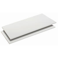 EINLEGEBODENSET 105/2,2/46,5 cm MATCH 2 Weiß  - Weiß, Basics, Holz (105/2,2/46,5cm) - MID.YOU