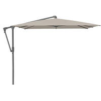 AMPELSCHIRM 270x270 cm Hellgrau  - Anthrazit/Hellgrau, Basics, Textil/Metall (270/270cm) - Glatz