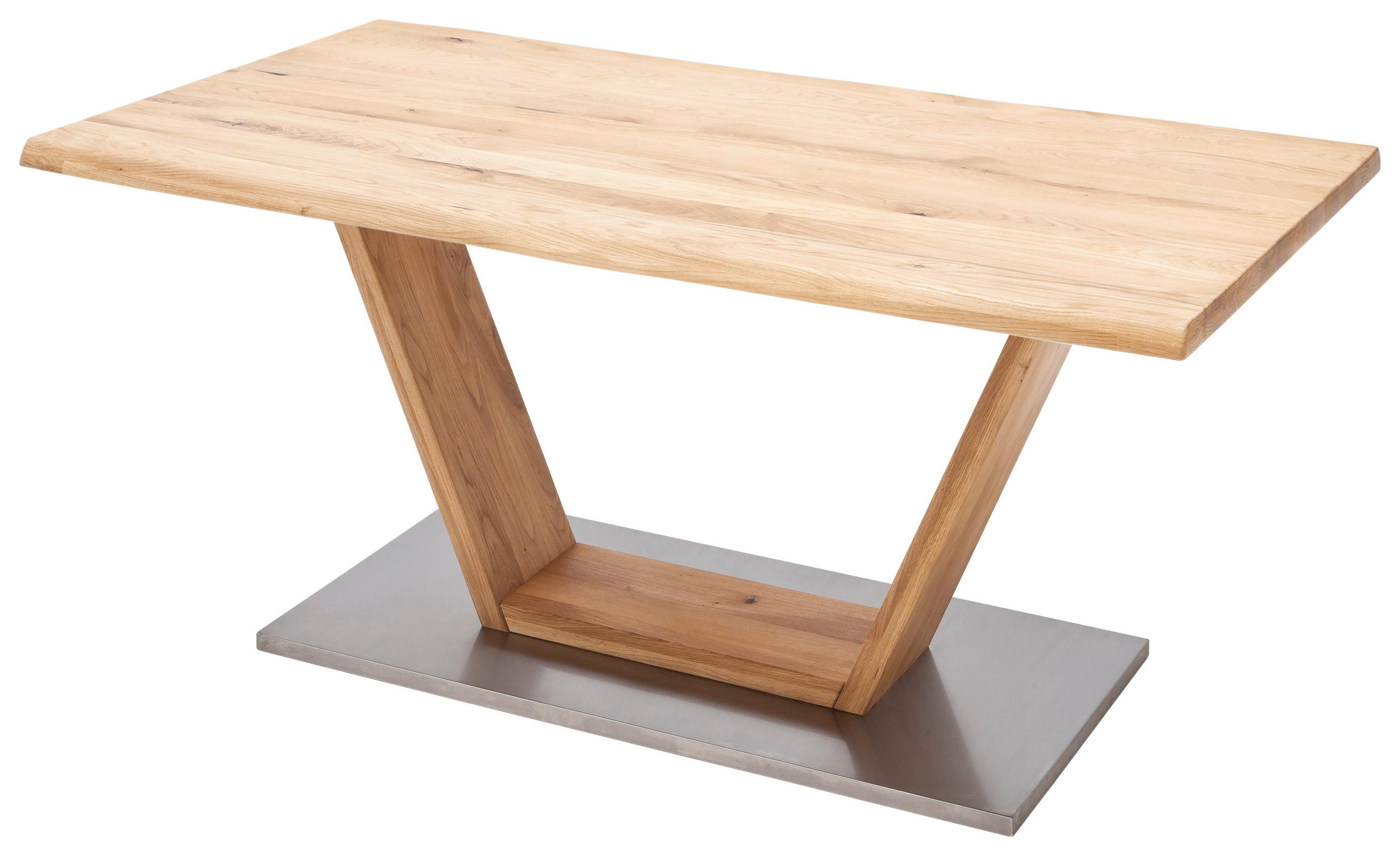 Esstisch Eiche Greta 160x90 Cm Mit Baumkante