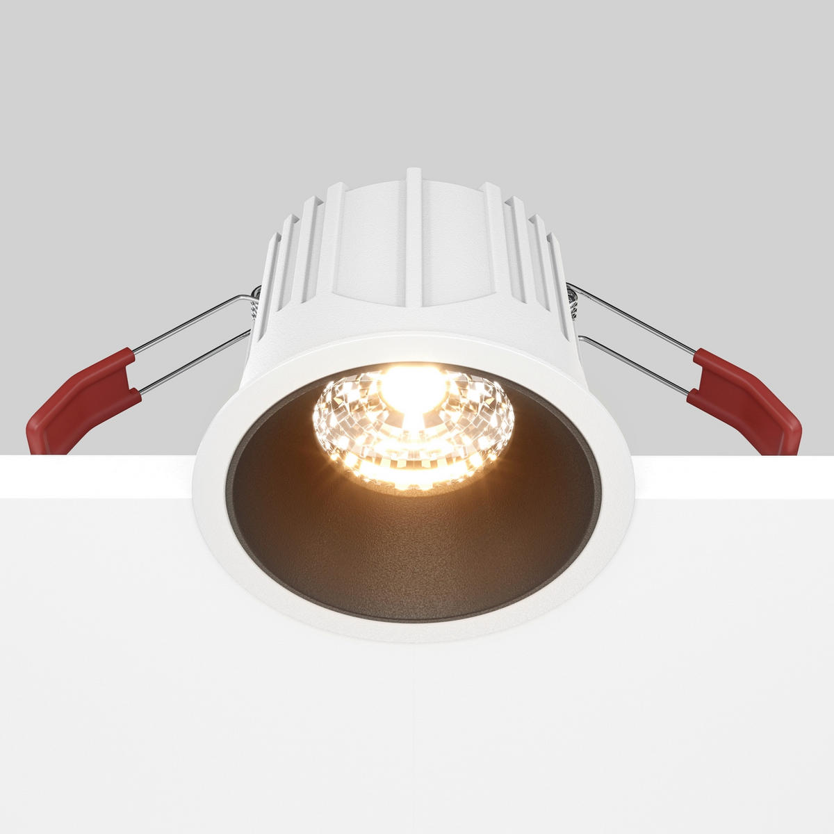 DECKENLEUCHTE Downlight 8,5/6,3 cm   - Schwarz/Weiß, Design, Metall (8,5/6,3cm) - MAYTONI