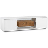 LOWBOARD  in 170/47/40 cm  - Eichefarben/Weiß, Design, Holz/Holzwerkstoff (170/47/40cm) - MID.YOU