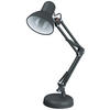 LAMPA NA PÍSACÍ STÔL, E27, 40/15/59 cm - čierna, Basics, kov/plast (40/15/59cm) - Novel