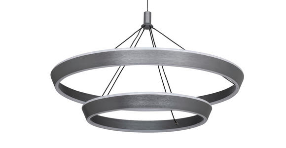 LED-HÄNGELEUCHTE 60/150 cm  - Grau, LIFESTYLE, Metall (60/150cm) - Ambiente