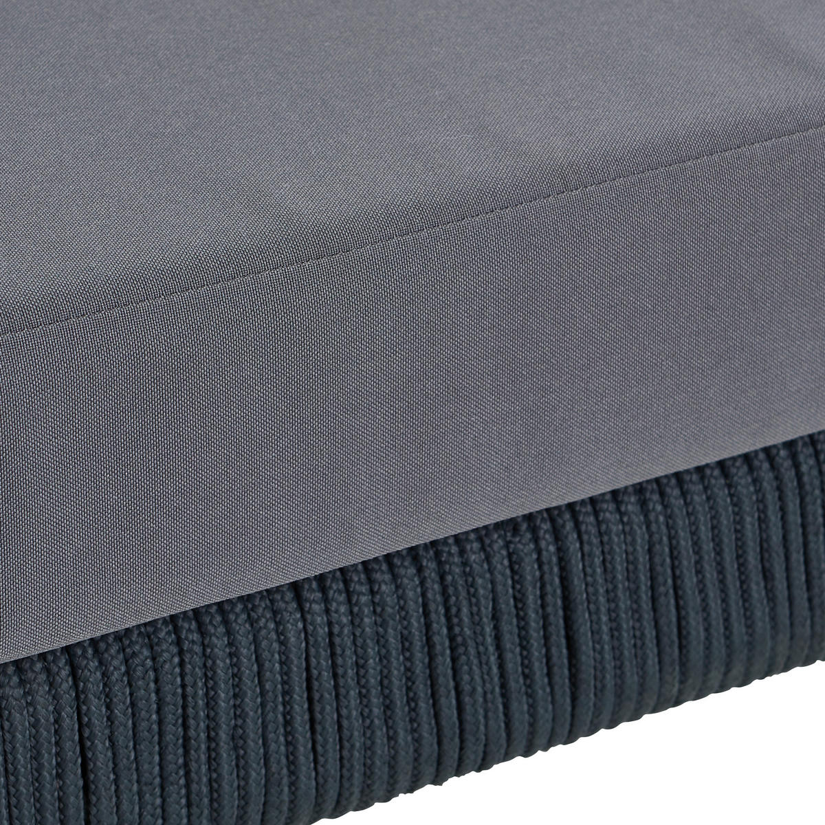 LOUNGEGARNITUR Akazie Hartholz Stahl  - Grau/Akaziefarben, MODERN, Holz/Kunststoff (160/75/70cm) - Ambia Garden