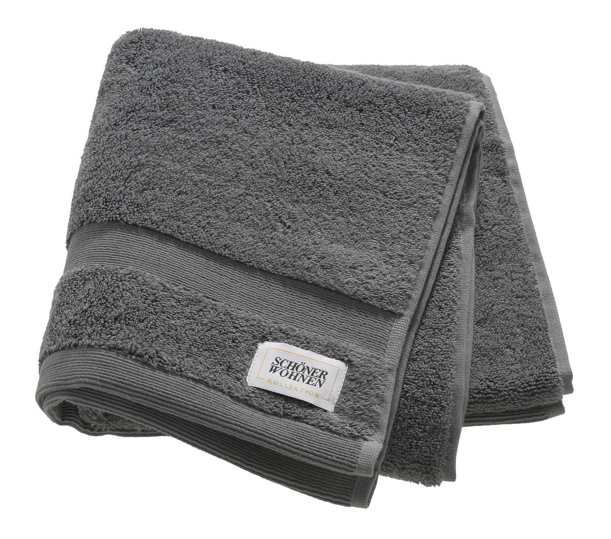 HANDTUCH SW-CUDDLY Anthrazit  - Anthrazit, Basics, Textil (50/100cm) - Schöner Wohnen