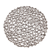 PLATZDECKCHEN Papier Dunkelgrau 38 cm - Dunkelgrau, Basics, Papier (38cm) - Ambia Home