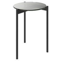 BEISTELLTISCH in Glas 40/40/55 cm  - Anthrazit, Design, Glas/Metall (40/40/55cm) - Joop!