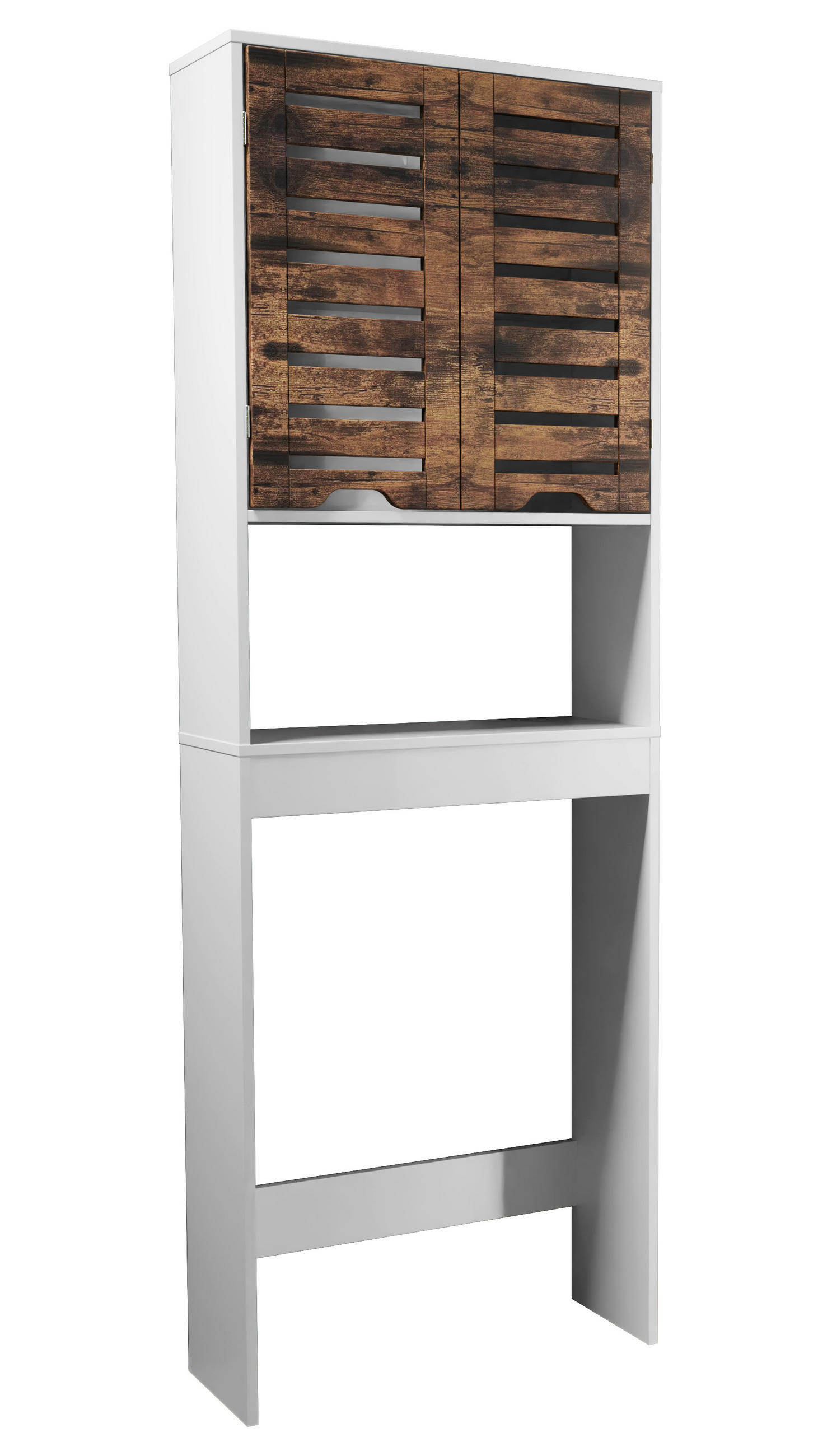 WASCHMASCHINENSCHRANK 63/179/23 cm  in Weiß, Eichefarben  - Eichefarben/Weiß, Trend, Holzwerkstoff (63/179/23cm) - MID.YOU