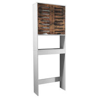 WASCHMASCHINENSCHRANK 63/179/23 cm  in Weiß, Eichefarben  - Eichefarben/Weiß, Trend, Holzwerkstoff (63/179/23cm) - MID.YOU