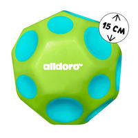 SPIELBALL XXL Bouncing Ball Hellblau, Hellgrün  - Hellgrün/Hellblau, Basics, Kunststoff (15cm) - alldoro