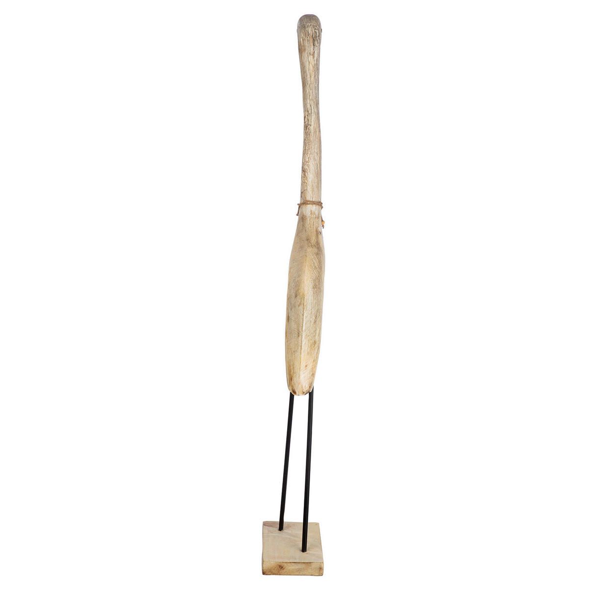 DEKOVOGEL - Beigebraun/Schwarz, Basics, Holz/Metall (43/112/13cm)