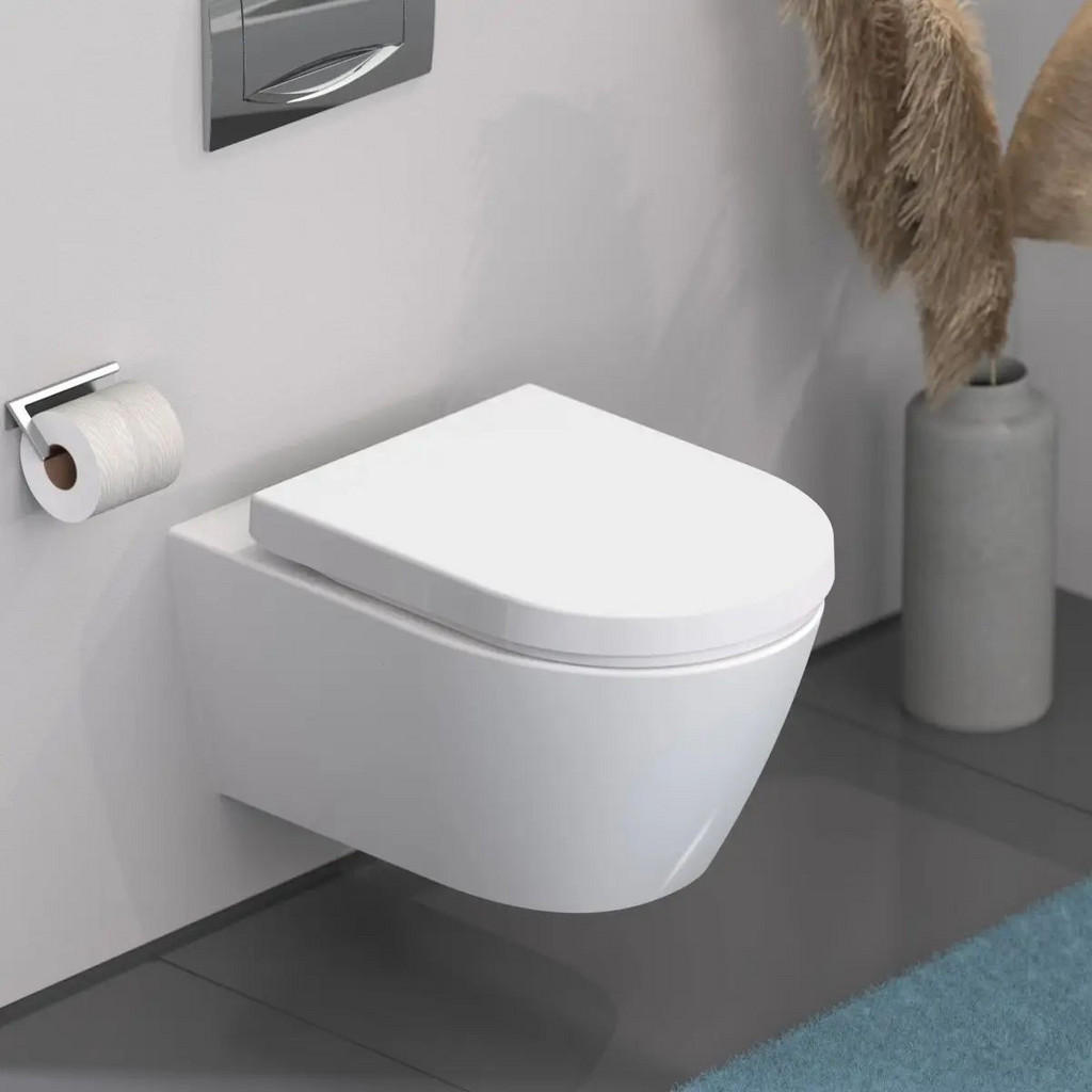 Wc-sitz Weiß Mit Absenkautomatik B: 34,5 Cm