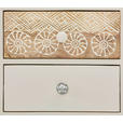 KOMMODE , 80/90/35 cm, 4 Schublade(n)  - Goldfarben/Schwarz, LIFESTYLE, Holz/Metall (80/90/35cm) - Landscape