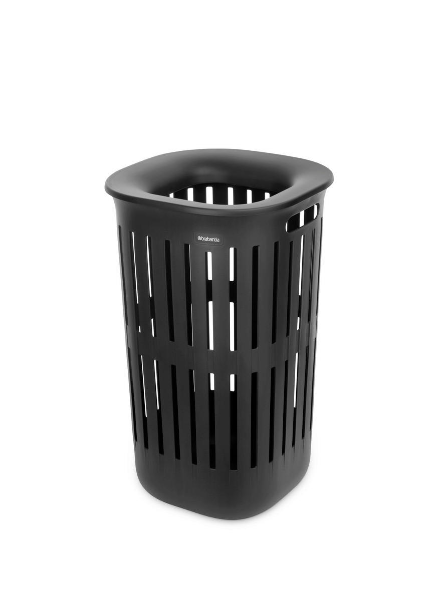 KÔŠ NA BIELIZEŇ - čierna, Basics, plast (38,2/38,2/64,3cm) - Brabantia