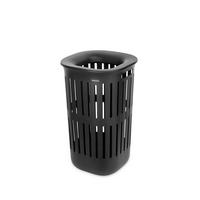 KÔŠ NA BIELIZEŇ - čierna, Basics, plast (38,2/38,2/64,3cm) - Brabantia