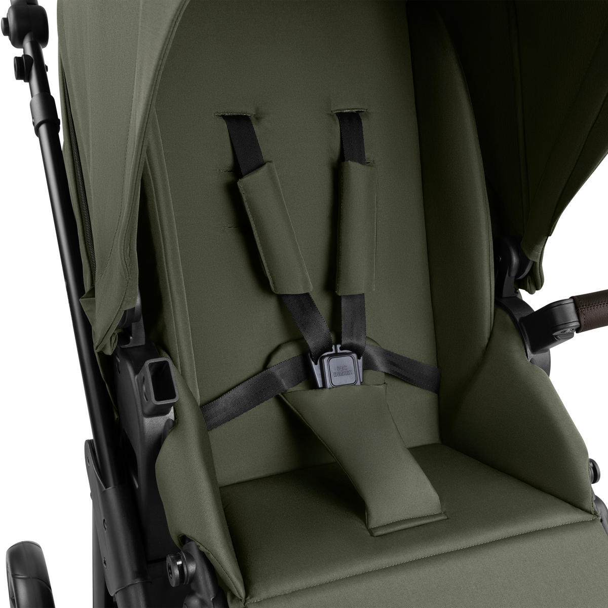 KINDERWAGENSET  Sierra All in One  Pea  - Smaragdgrün/Anthrazit, Basics, Textil/Metall (58,5/111/100cm) - ABC Design