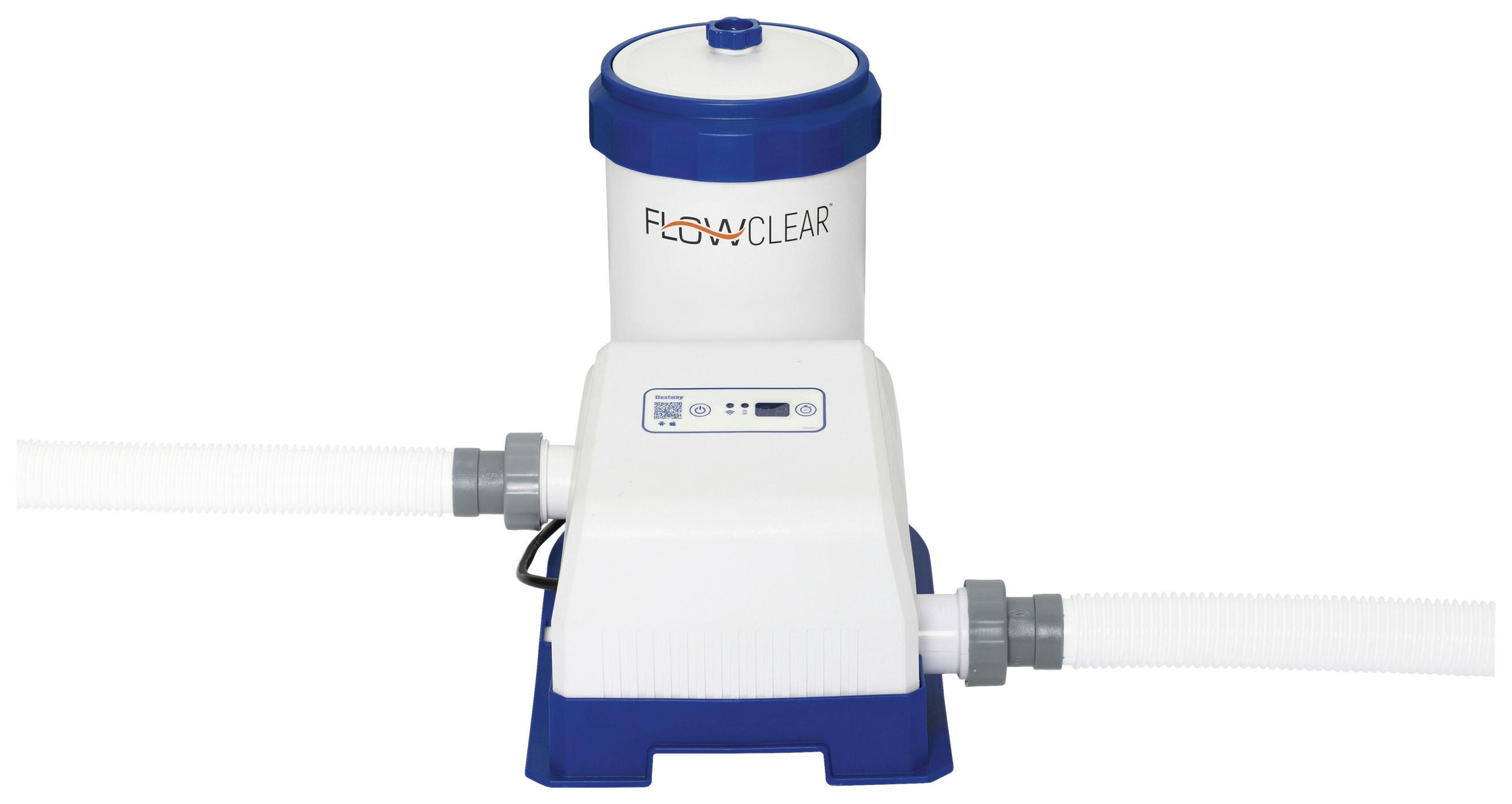 FILTERPUMPE SMARTTOUCH 58680GS  - Blau/Weiß, KONVENTIONELL, Kunststoff/Metall (43,5/30/37,5cm) - Bestway