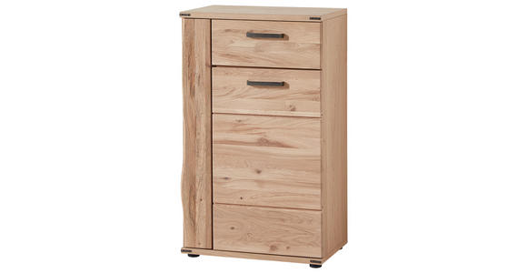 GARDEROBE 265/205/41 cm  - Eichefarben, Natur, Holz/Textil (265/205/41cm) - Linea Natura