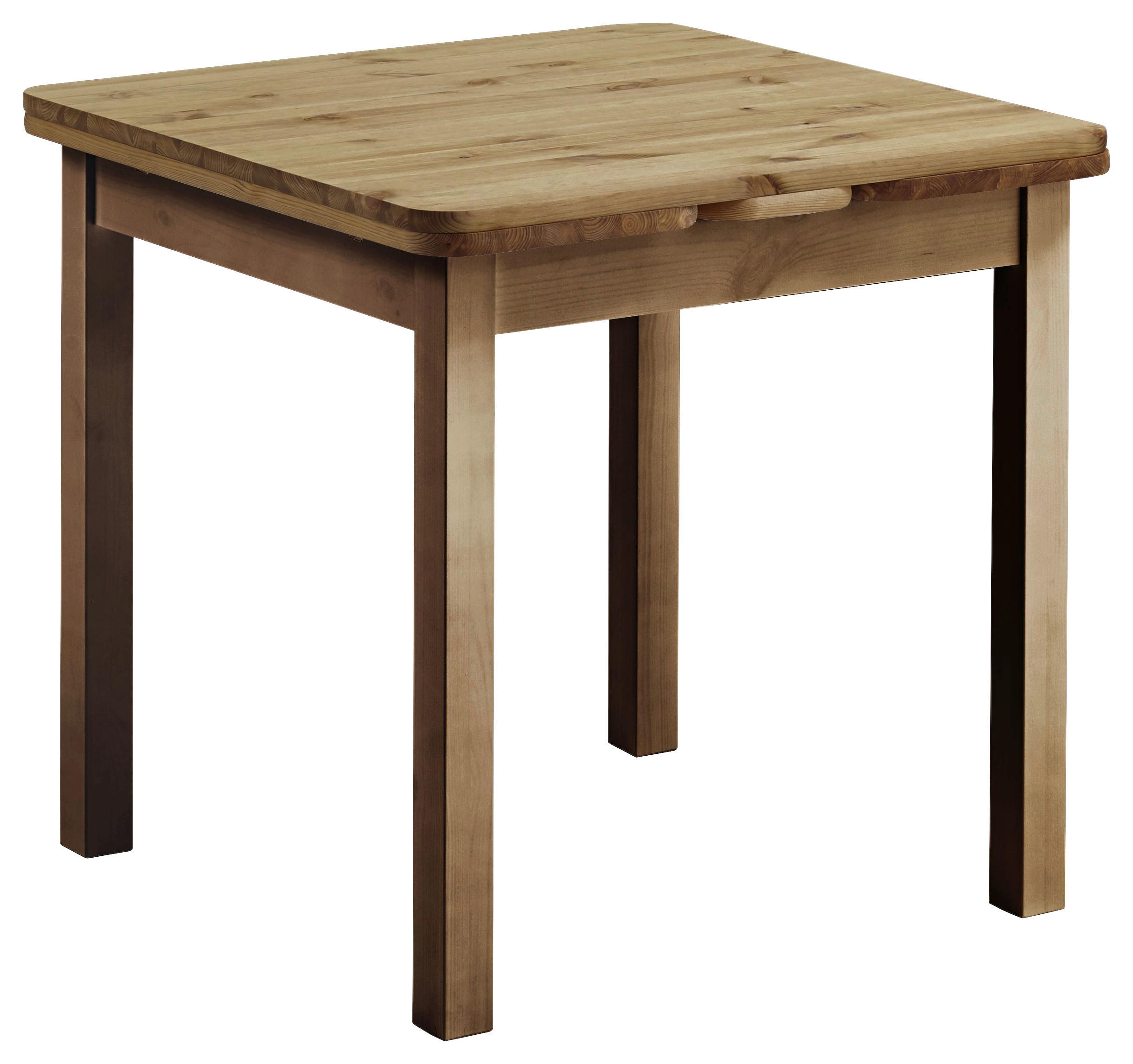 ESSTISCH in Holz 77-127/77/74 cm  - Laugenfarbig, ROMANTIK / LANDHAUS, Holz (77-127/77/74cm) - Boxxx