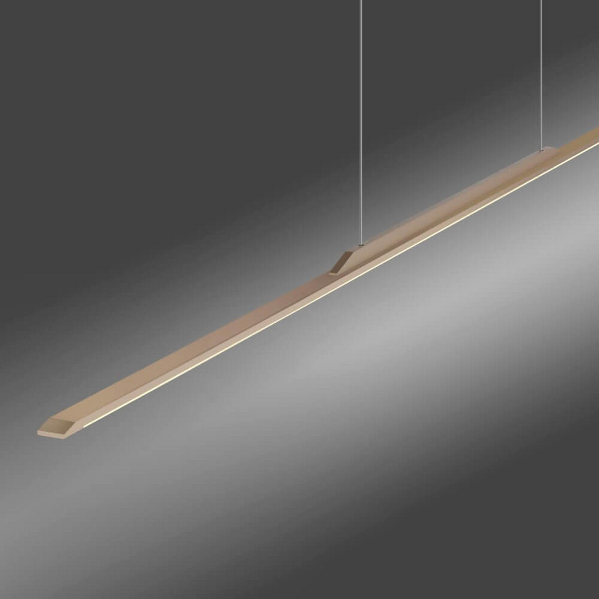 LED SVJETILJKA VISEĆA    125/2,5/150 cm     - brončane boje, Design, metal/plastika (125/2,5/150cm)