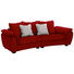 MEGASOFA in Textil Grau, Rot - Dunkelbraun/Rot, LIFESTYLE, Holz/Textil (274/74/52/120cm) - Landscape MEGASOFA in Textil Grau, Rot - Dunkelbraun/Rot, LIFESTYLE, Holz/Textil (274/74/52/120cm) - Landscape