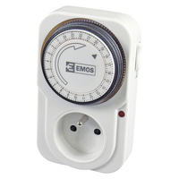 ČASOVÝ SPÍNAČ - bílá, Basics (9.5/19/9cm)