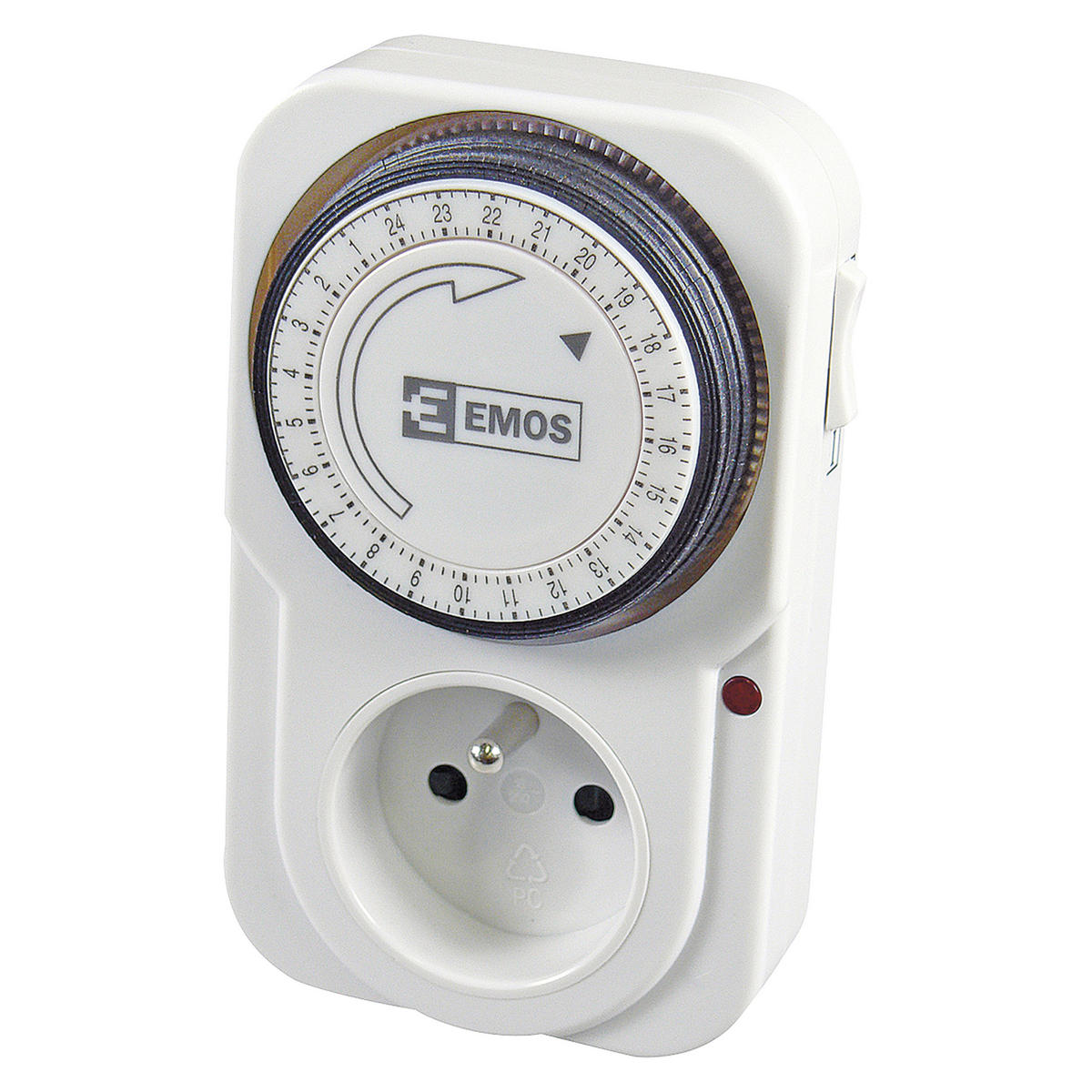 ČASOVÝ SPÍNAČ - bílá, Basics (9.5/19/9cm)