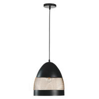 HÄNGELEUCHTE 30/120 cm  - Schwarz/Bronzefarben, Design, Metall (30/120cm)