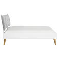 BETT 120/200 cm  in Weiß  - Wildeiche/Weiß, Design, Holz/Holzwerkstoff (120/200cm) - Carryhome