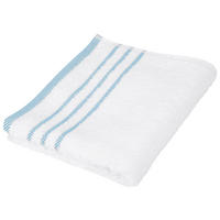 PEŠKIR ZA RUKE COLORS  bela, petrolej plava 50/90 cm  - bela/petrolej plava, Konvencionalno, tekstil (50/90cm) - Esposa