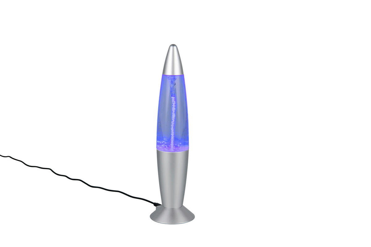 LED-TISCHLEUCHTE Holly 9/34,5 cm  - Transparent/Titanfarben, LIFESTYLE, Kunststoff (9/34,5cm)