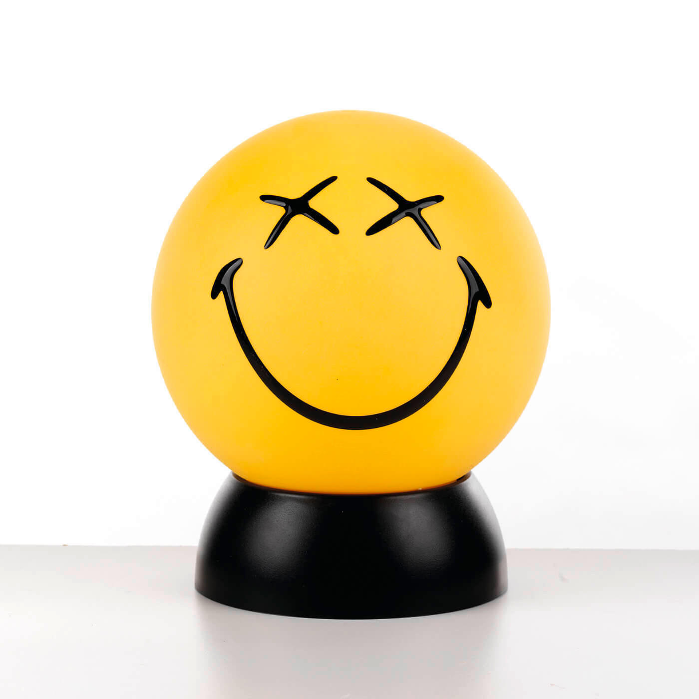 KINDERTISCHLEUCHTE 2001 SMILEY  - Hellgelb/Schwarz, Basics, Kunststoff (15/15/20cm)