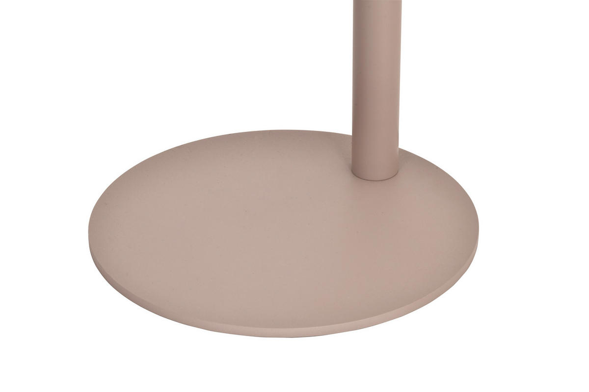 LED-STEHLEUCHTE Luberon 87,5/162,5/52 cm  - Sandfarben/Schwarzchrom, Design, Glas/Kunststoff (87,5/162,5/52cm)
